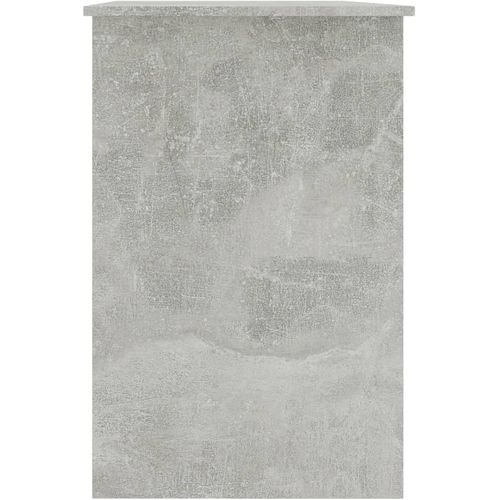 Radni stol siva boja betona 100 x 50 x 76 cm od iverice slika 5