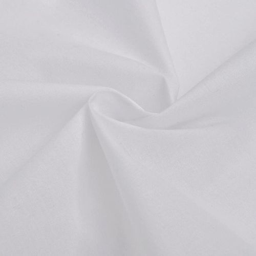 Set posteljine od pamuka bijeli 200 x 200 / 80 x 80 cm slika 3