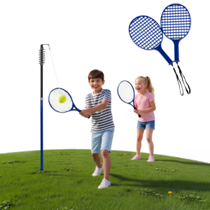 MOVEPRO Speedball (turnball) teniski set na užetu sa stupom, s 2 reketa i loptom
