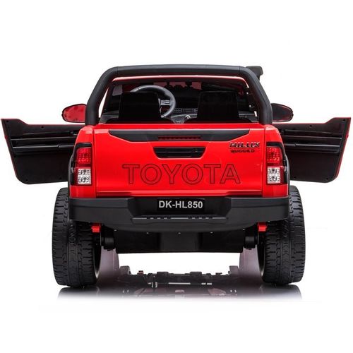 Licencirana Toyota Hilux crvena lakirana - auto na akumulator slika 7