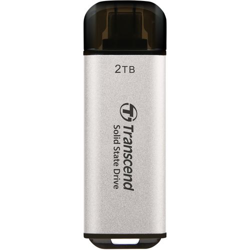 Transcend  TS2TESD300S 2TB, Portable SSD, ESD300S, USB 10Gbps, Type C,Silver slika 1