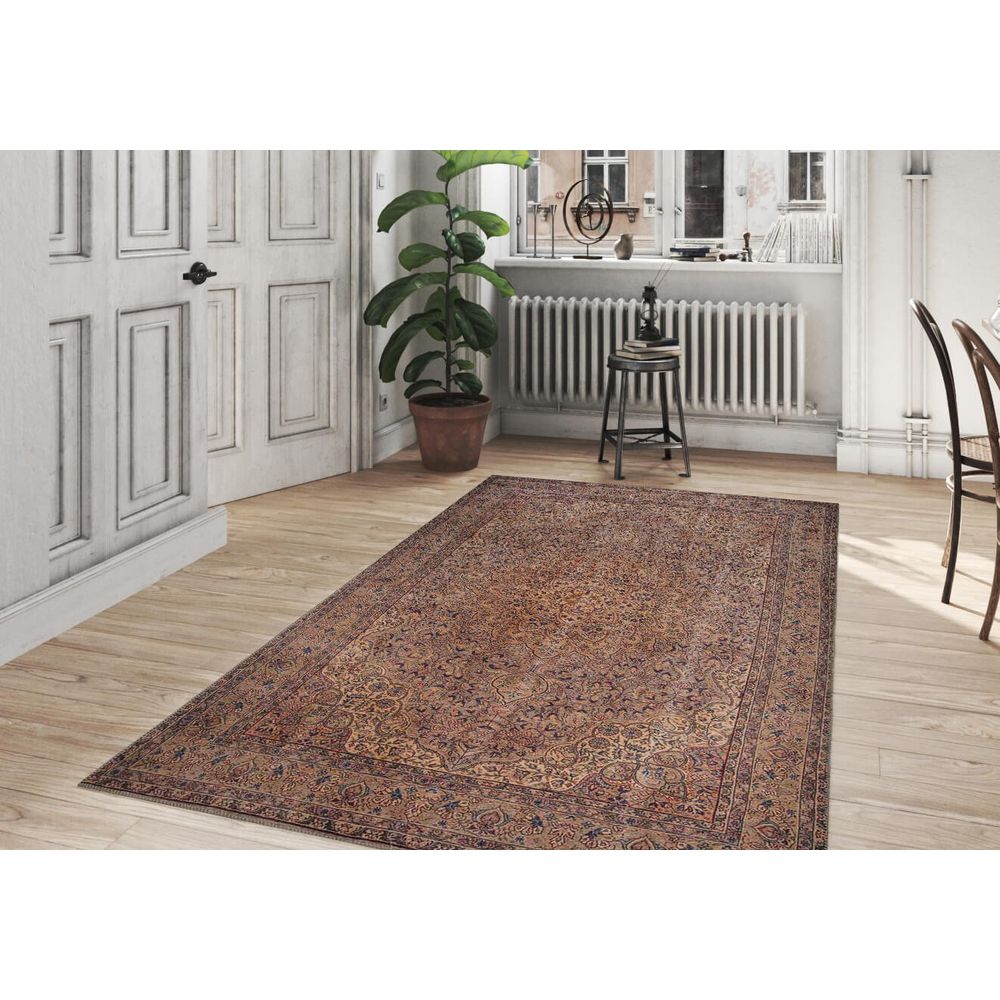 Blues Chenille - Smeđi AL 25 Višebojni Tepih za Hodnik (75 x 150 cm) slika 1