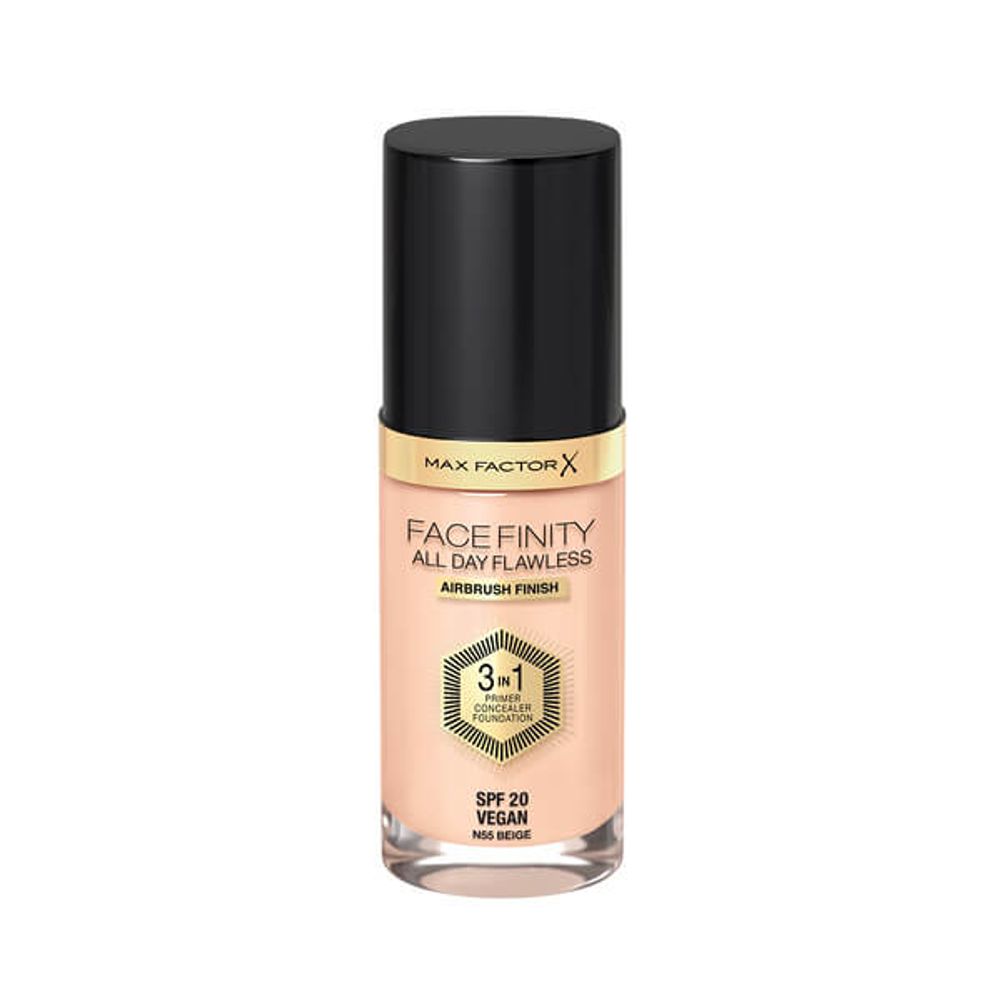 Max Factor Facefinity 3u1 Tečni puder 55 Beige 30ml slika 1