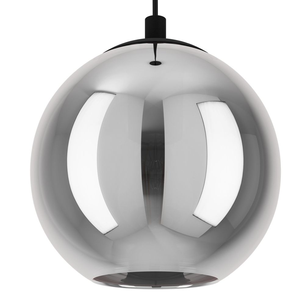 Eglo Ariscani Visilica - 3 E27, Promjer 425 mm, Crna/Crno Staklo slika 6