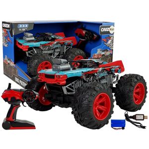 Buggy na daljinsko upravljanje  1:14 2.4G RC Big Wheels - crveni