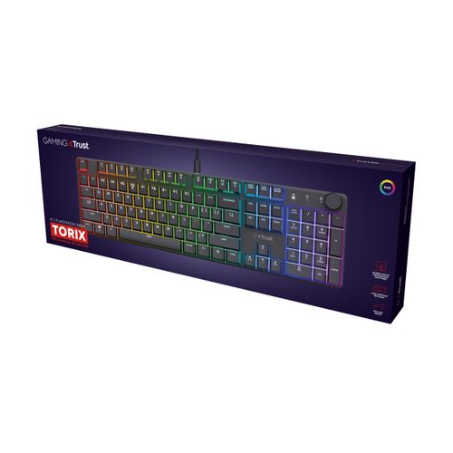 Trust gaming tipkovnica GXT866 US, mehanička, Torix slika 5