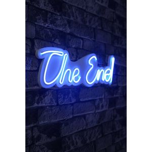 Wallity Ukrasna plastična LED rasvjeta, The End - Blue