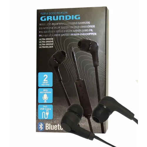 Grundig bluetooth  slušalice crne slika 1