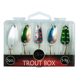 CL9111 Cline silikonska varalica Trout Box Set varalica za pastrmku 5pcs 5-9g