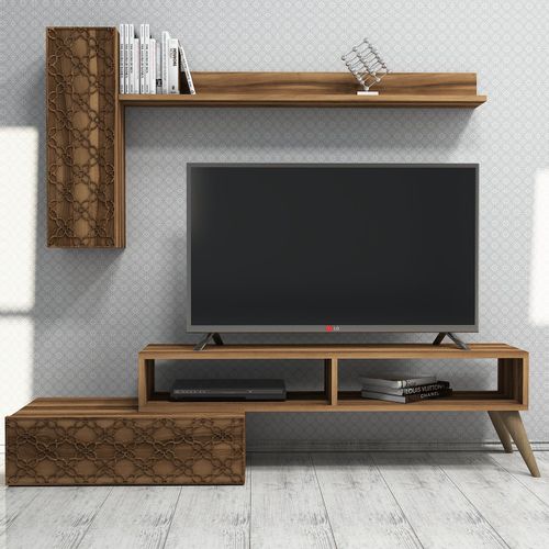 Woody Fashion TV jedinica, Planet - Walnut, Walnut slika 3