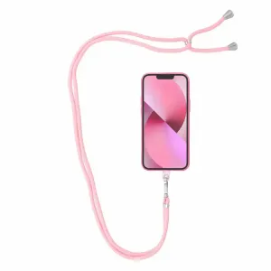 SWING privjesak za telefon podesive duljine / duljina kabela 165 cm (max 82,5 cm u omči) / rame ili vrat – lite pink
