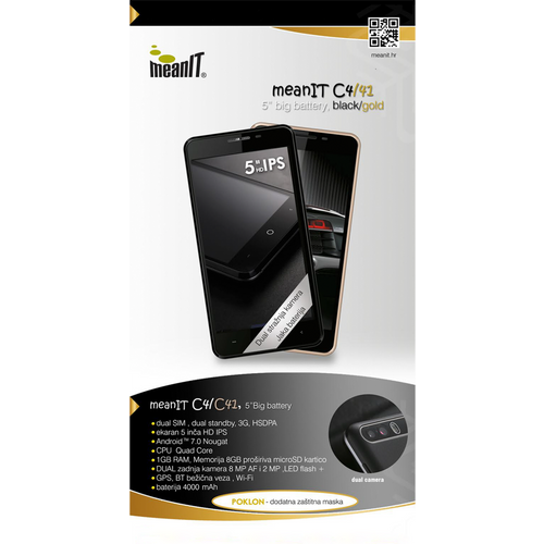 MeanIT C4 1/8GB, Black slika 2