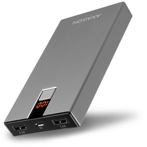 AXAGON PWB-L10 Power Bank Li-Pol 10000mAh 2A IN/2,4A OUT, LCD slika 1