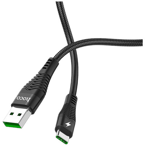 hoco. USB kabel za smartphone, USB type C, 1.2 met., 5 A, crna - U53 5A Flash slika 4