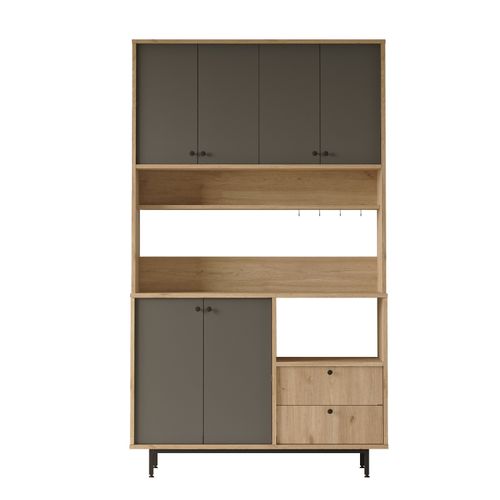 RE7-SA OakAnthracite Multi Purpose Cabinet slika 4