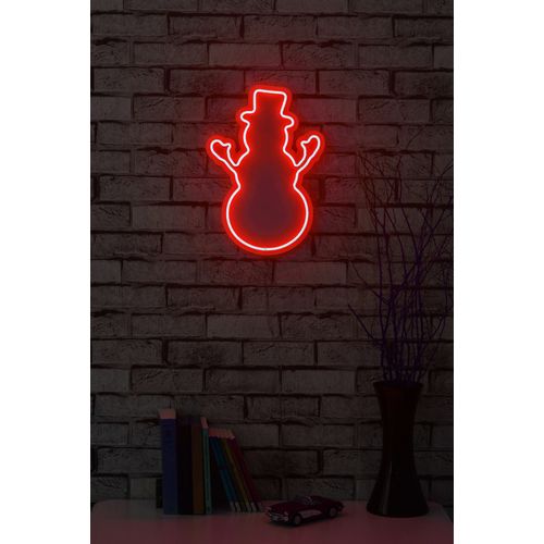 Wallity Ukrasna plastična LED rasvjeta, Snowman - Red slika 11