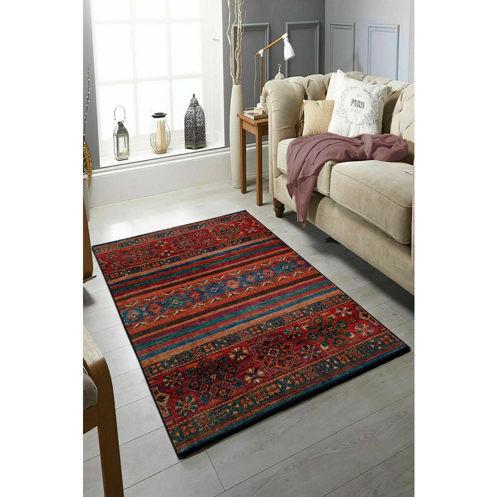 Višenamjenski tepih za hodnik W1075 u višebojni (100 x 200 cm) slika 1