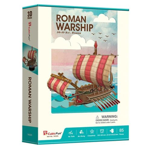 Cubicfun Puzzle Roman Warship T4032H slika 1