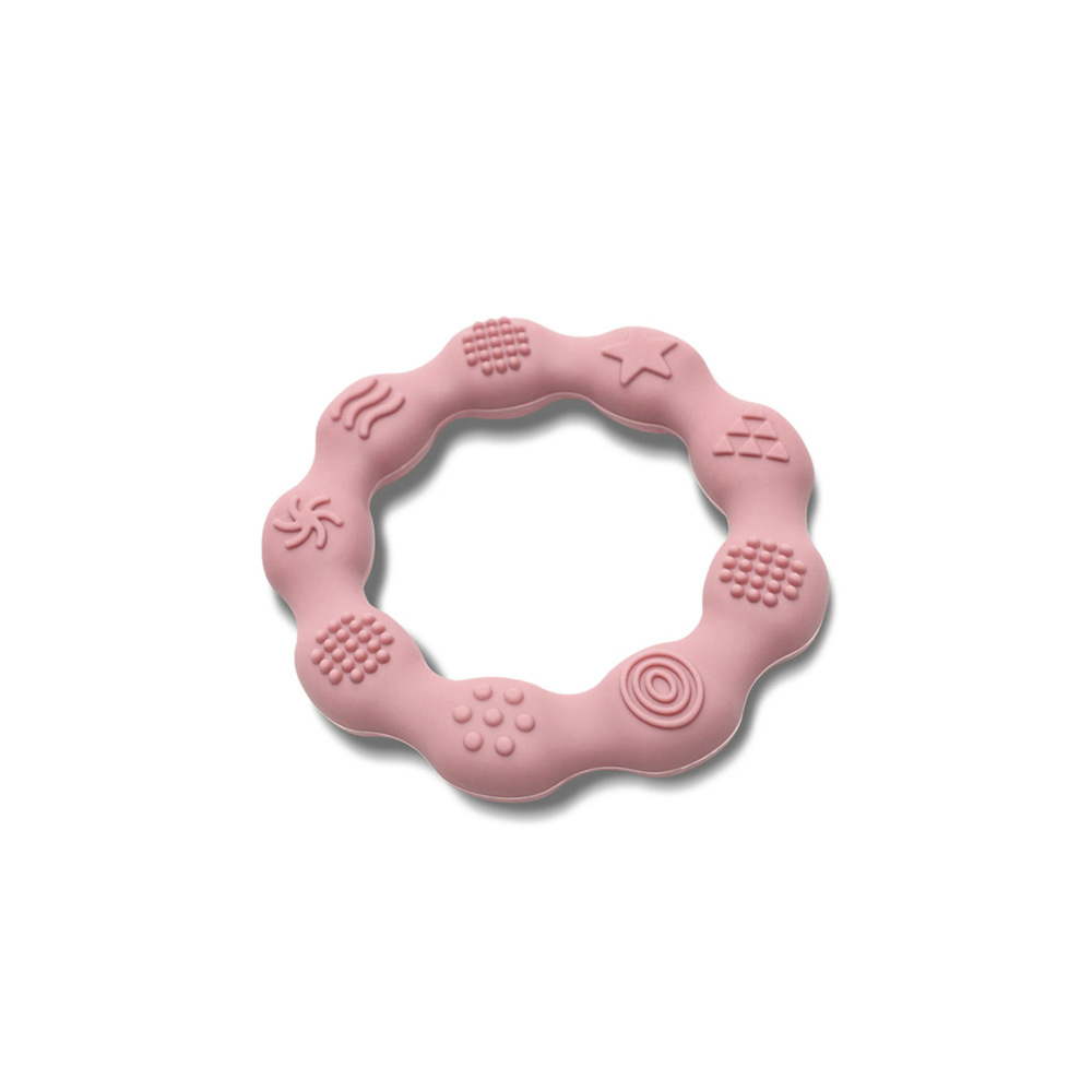 Lorelli Silikonska glodalica Ring, Roze slika 3