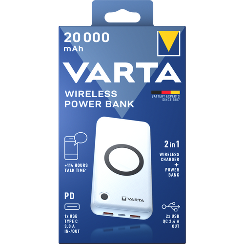 VARTA wireless powerbank 20000mAh 57909 slika 1