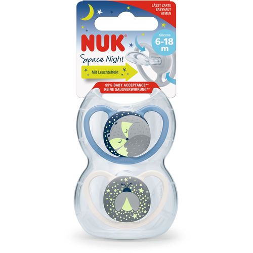 NUK duda varalica - silikon Space Night space&amp;night 6-18 m 10736619 slika 1