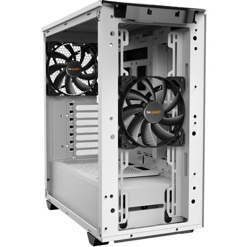 be quiet! BGW35 PURE BASE 500 Window White, MB compatibility: ATX / M-ATX / Mini-ITX, Two pre-installed be quiet! Pure Wings 2 140mm fans, including space for water cooling radiators up to 360mm slika 8