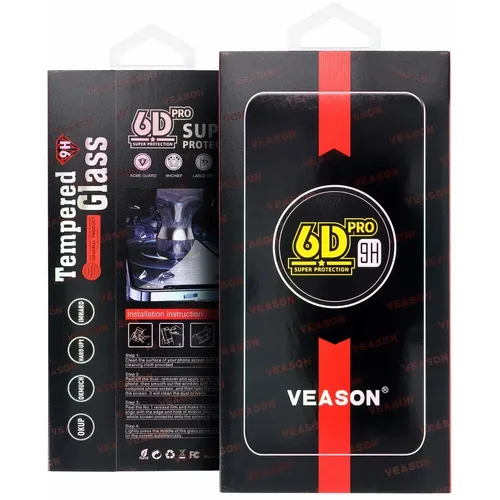Kaljeno staklo 6D Pro Veason Glass - za Iphone 12 / 12 Pro crno slika 1