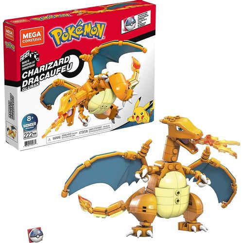 Pokemon Charizard Mega Contrux Set - 222 Dijelova slika 3