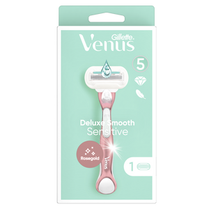 Gillette Venus RoseGold Extra Smooth Sensitive brijač + 1 zamenska oštrica