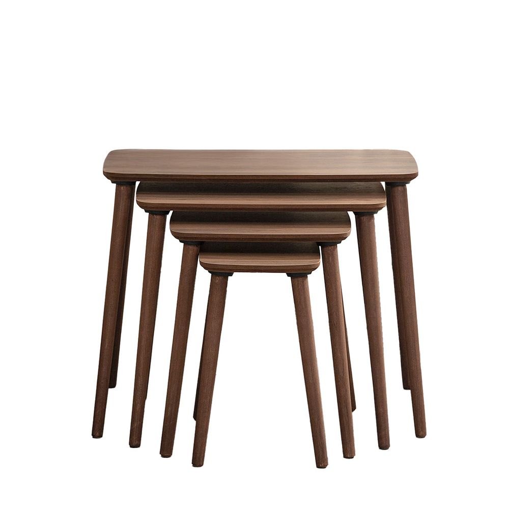 Nesting Table Luci - Set od 4 komada u boji orah slika 6