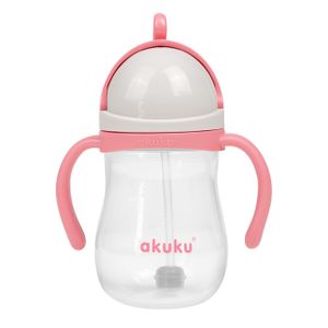 Akuku boca sa slamkom i utegom, ružičasta