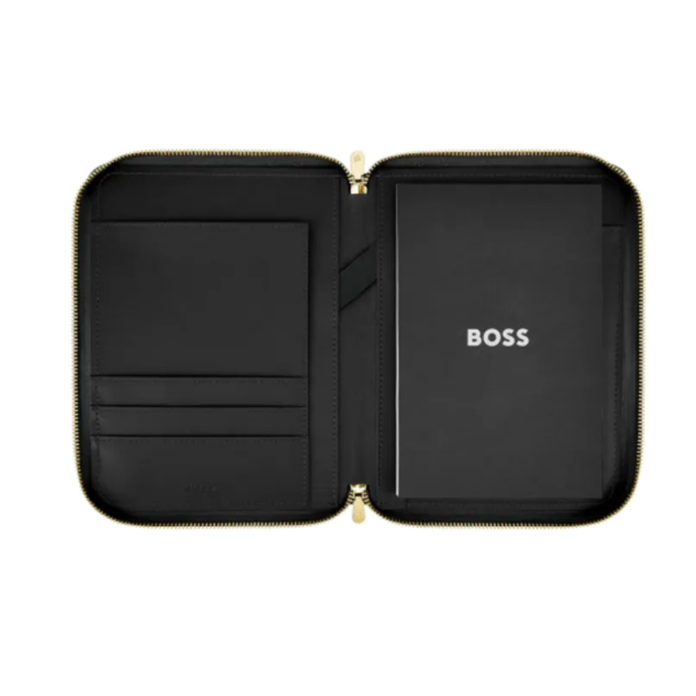 Hugo Boss Mapa konferencijska A5 Signature Lady HTM616A crna slika 3