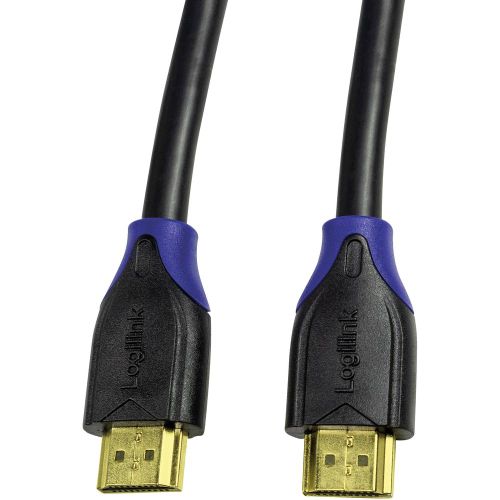 LogiLink HDMI priključni kabel HDMI A utikač, HDMI A utikač 7.50 m crna CH0065 audio povratni kanal (arc), Ultra HD (4K) HDMI s eternetom, pozlaćeni kontakti HDMI kabel slika 2