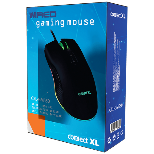 Connect XL Miš optički, 1500 dpi,  GAMER, USB, 7 tipki - CXL-GM550 slika 2