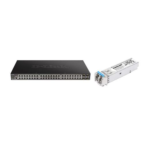 D-Link 48G DGS-1250-52XMP/E Switch + Intellinet modul SFP1Gb slika 1