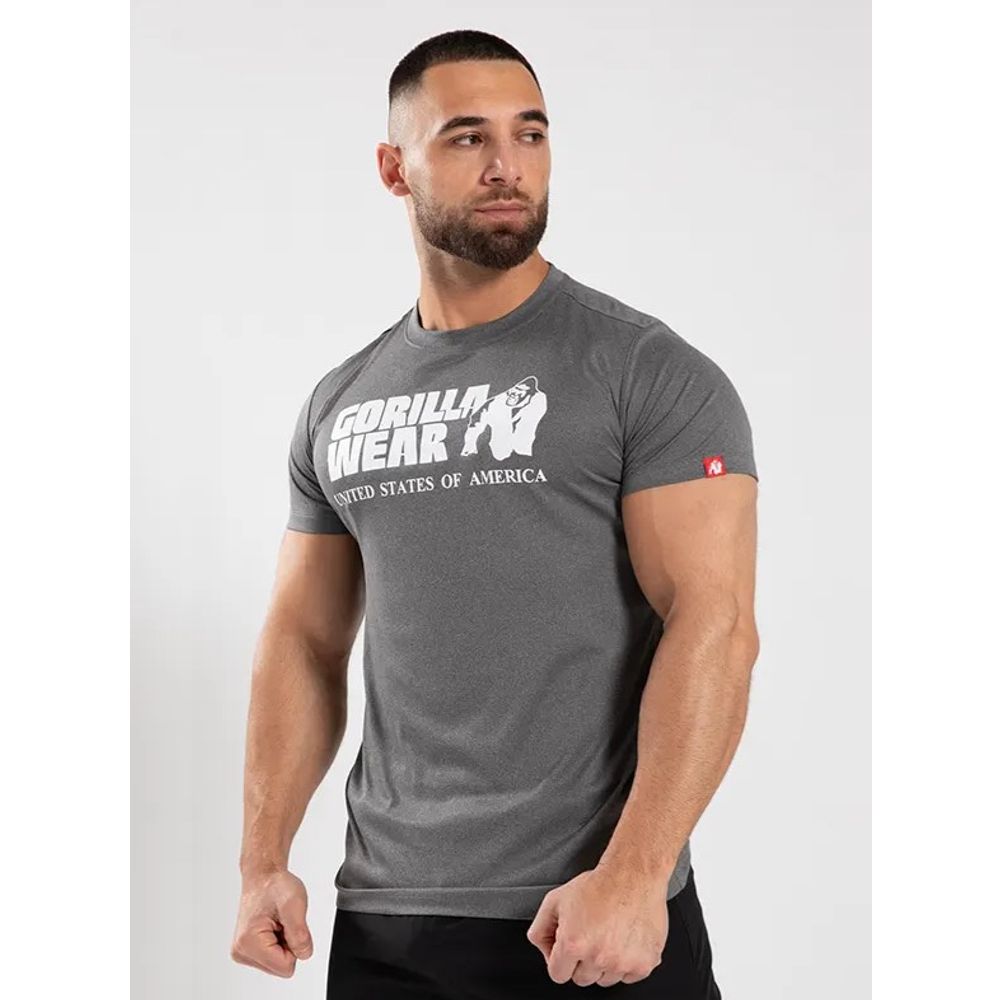 Gorilla Wear CLASSIC Majica za trening, Siva slika 1