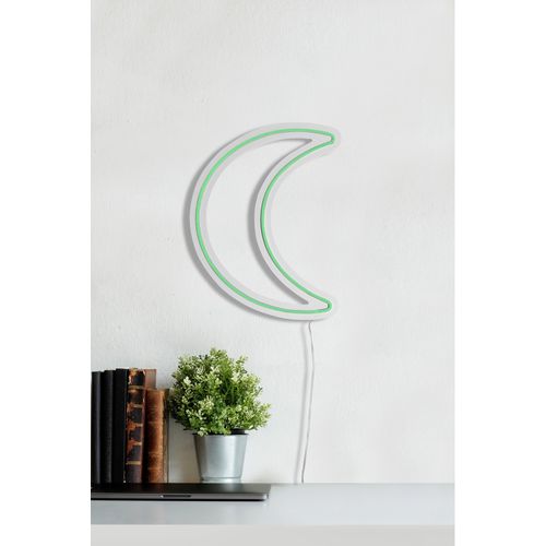 Wallity Ukrasna plastična LED rasvjeta, Crescent - Green slika 4