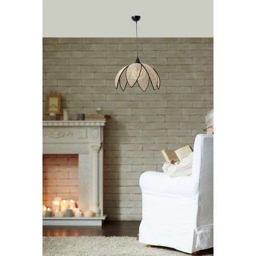 Papatya Büyük Tekli Rattan Sarkıt Fume
Beige Chandelier slika 5