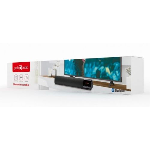 SPK-BT-BAR400-01 Gembird Bluetooth speaker soundbar 2x5W FM, USB, SD, AUX, mikrofon, black slika 4