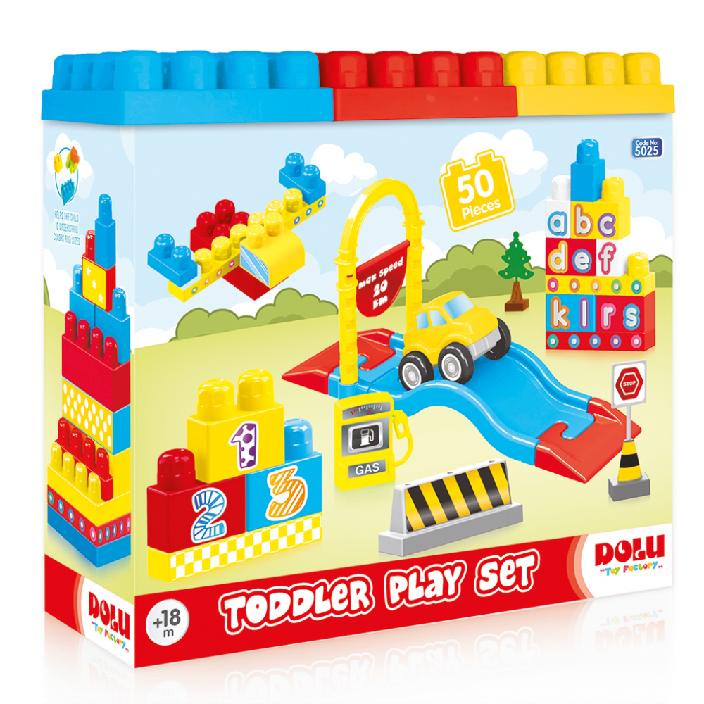 Dolu 5025 Kocke Toddler Play Set, 50 kom slika 1