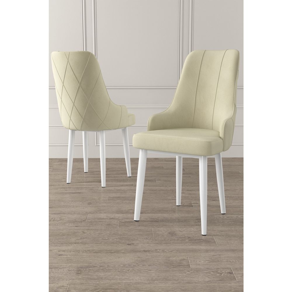 Trex - Set stolica u krem boji (2 komada) slika 1