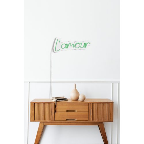 Wallity Ukrasna plastična LED rasvjeta, L'amour - Green slika 4