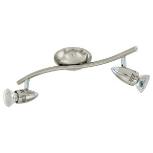 Eglo Magnum LED Reflektor 2 - GU10 2x3W, 2x240lm, Nikl-Mat/Krom