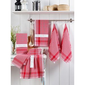 Pötikareli - Red Red
White Wash Towel Set (10 Pieces)