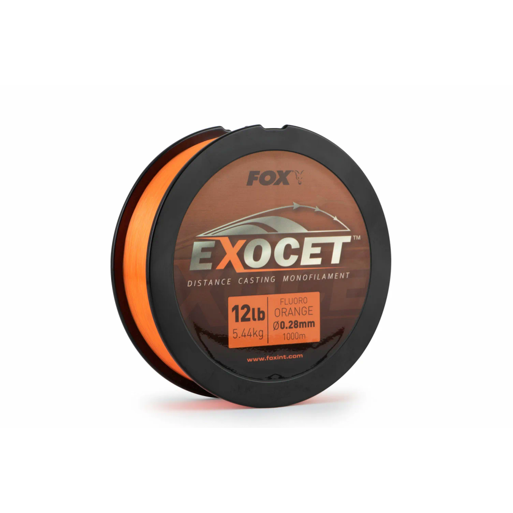 Fox Exocet Fluoro Orange Mono 12lb 0.28mm 1000m (CML177) slika 1