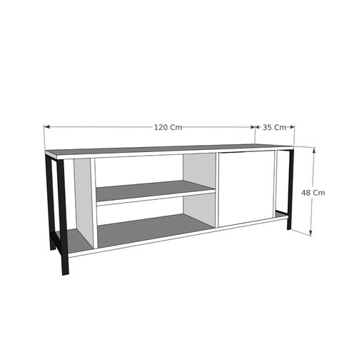 Woody Fashion Stalak za televizor,  filc  Crno, Bond - Felt slika 5