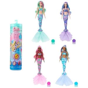 Barbie Lutka Color Reveal - Morska sirena
