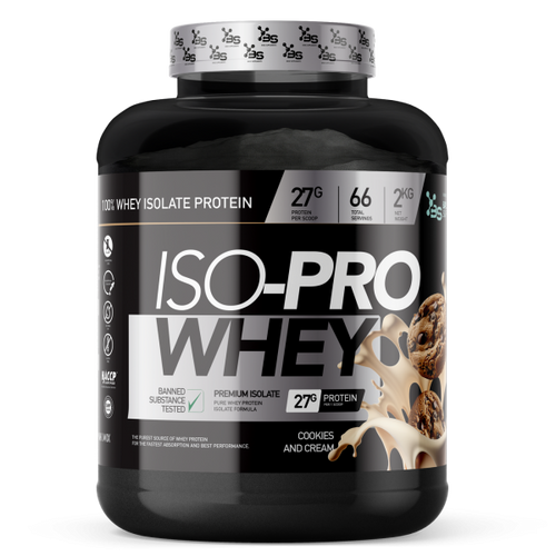 ISO-PRO® WHEY 2KG / BASIC SUPPLEMENTS -  Cookie's &amp; Cream slika 1