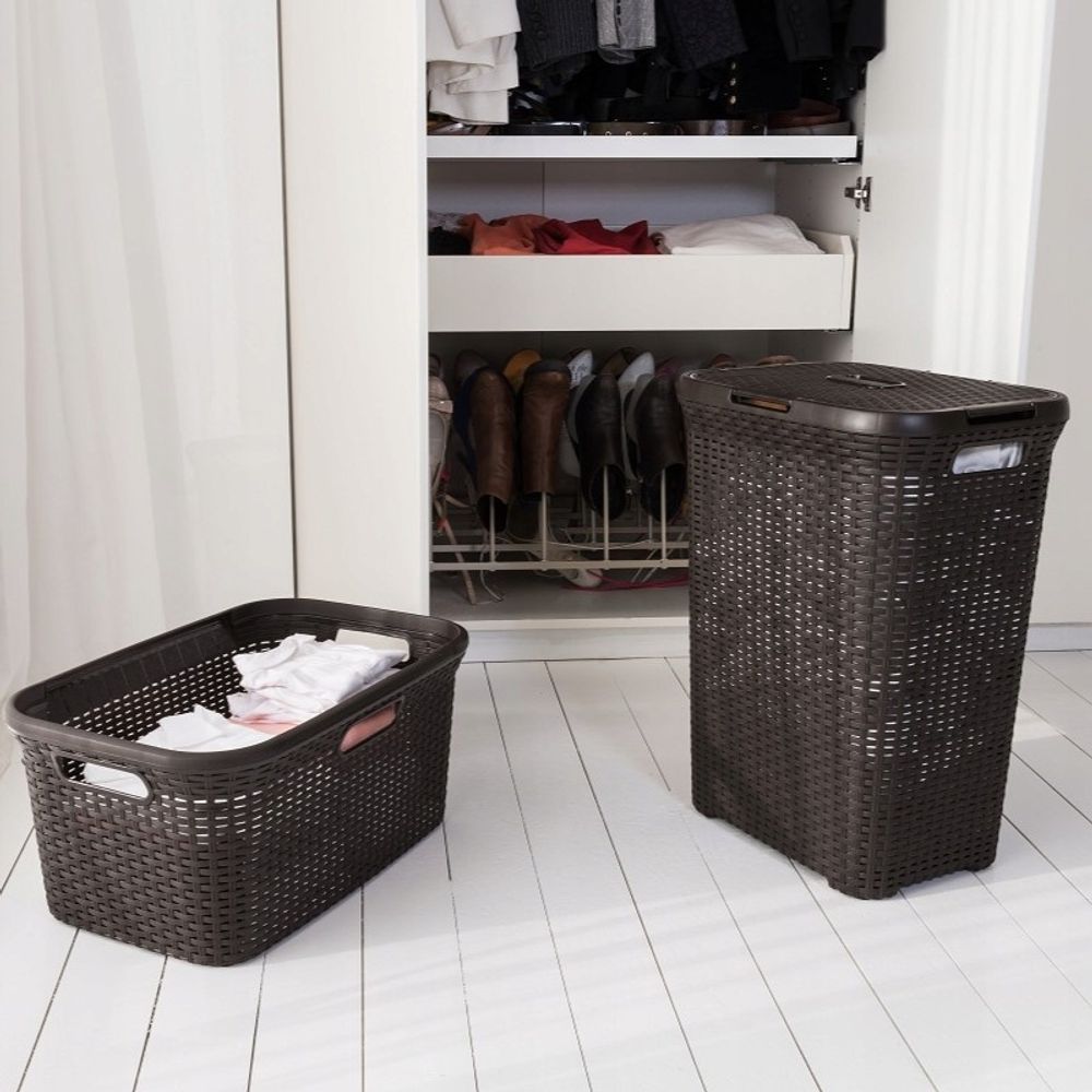 Style Korpa za veš 40 l Cisti smeđa slika 3