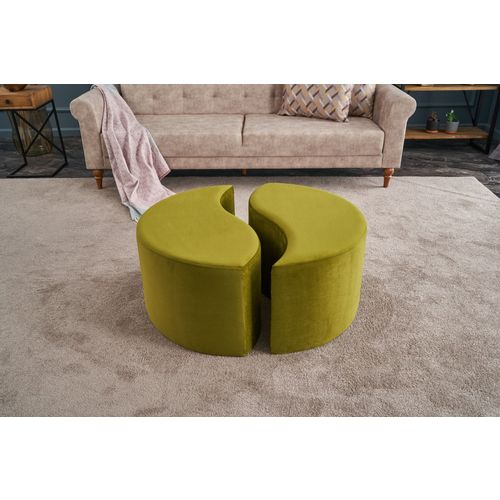 Atelier Del Sofa Tabure, zelena, Alis Puf - Green slika 3